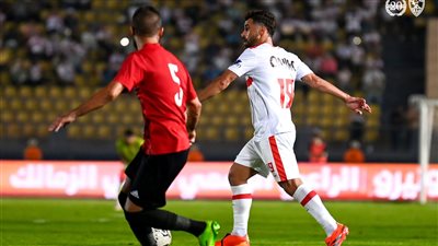 عبد الله السعيد رجل مباراة الزمالك وطلائع الجيش