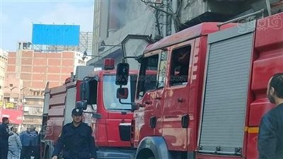 ماس كهربائي، المعاينة لحريق مخزن مواد غذائية بالمرج تكشف السبب