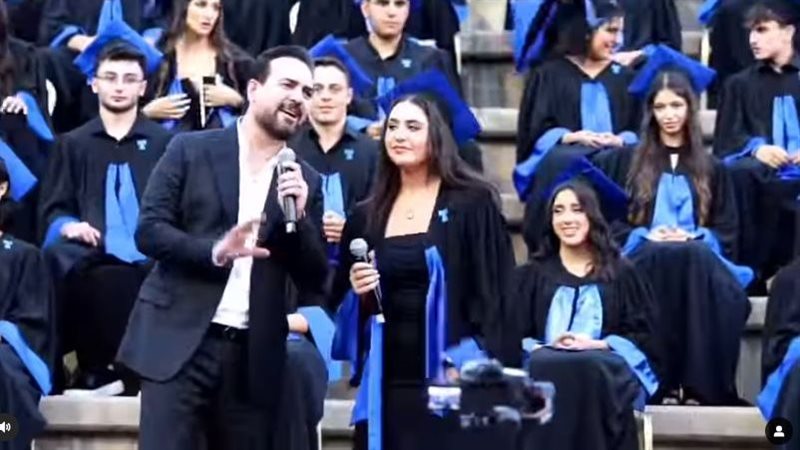 وائل جسار وابنته،