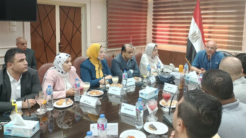 محافظ القليوبية خلال