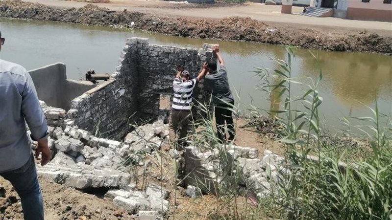 إزالة 24 حالة تعدي