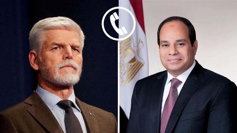 السيسي والرئيس التشيكي.فيتو