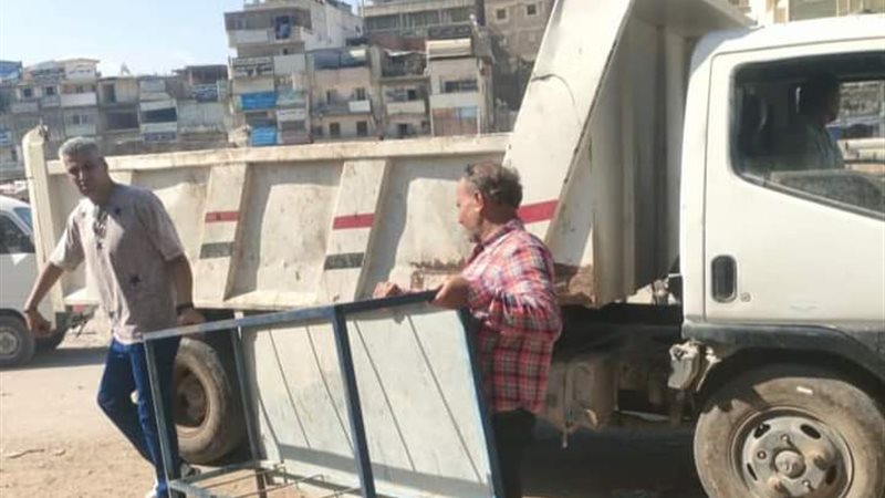 رفع إشغالات بالبحيرة