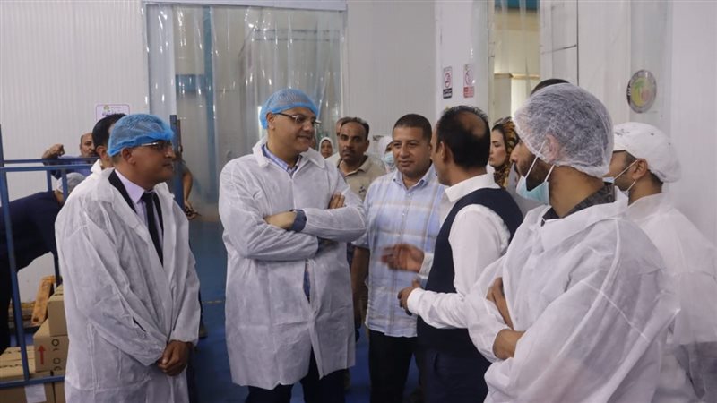 محافظ القليوبية خلال