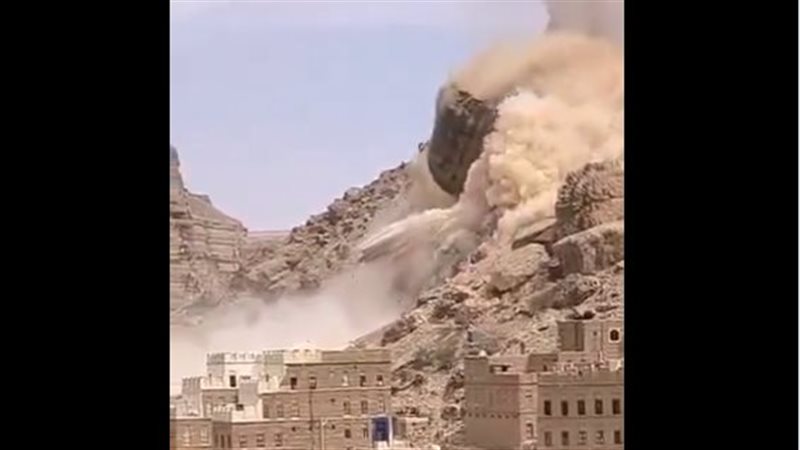 انهيار جبلي في اليمن،