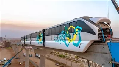 أحدث تصوير جوي لأعمال تنفيذ مشروع مونوريل غرب النيل