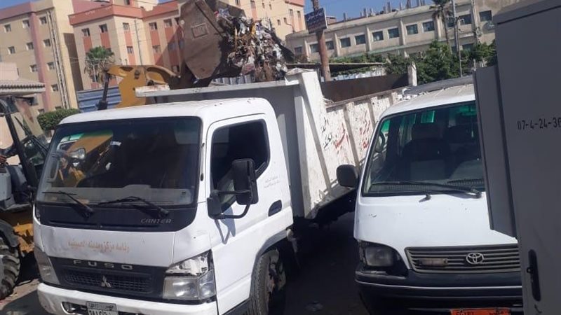 رفع القمامة من جميع