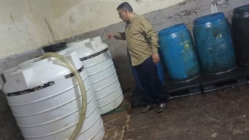 ضبط زين طعام فاسد