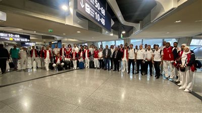 الفوج الأول من بعثة مصر يصل فرنسا للمشاركة في أولمبياد باريس