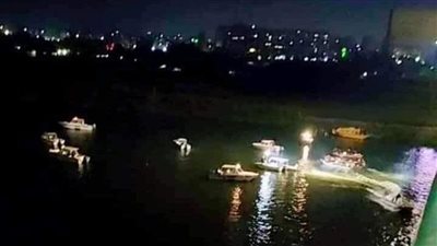 سقوط سيارة ببحر شبين الكوم في المنوفية وقوات الإنقاذ النهري تبحث عن مفقودين