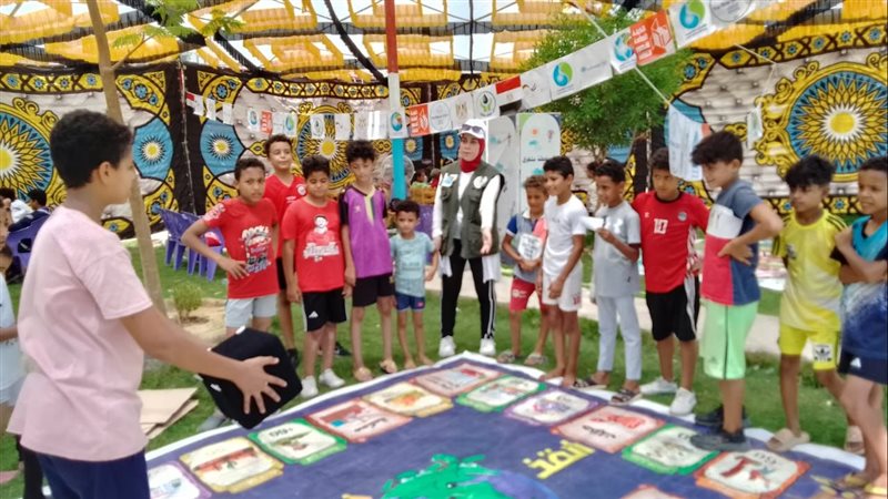 جانب من فعاليات القافلة،
