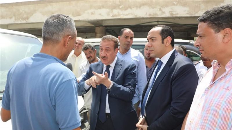 محافظ المنوفية خلال
