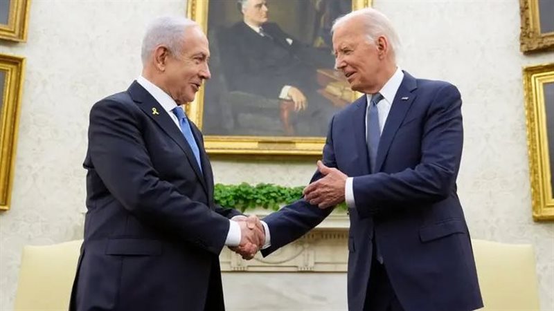 بايدن ونتنياهو، فيتو