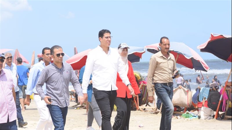 جولة على شاطئ جمصة،