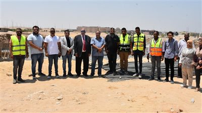 رئيس جامعة الأقصر يتفقد تنفيذ مشروع كليتي الهندسة وطب الأسنان بطيبة 