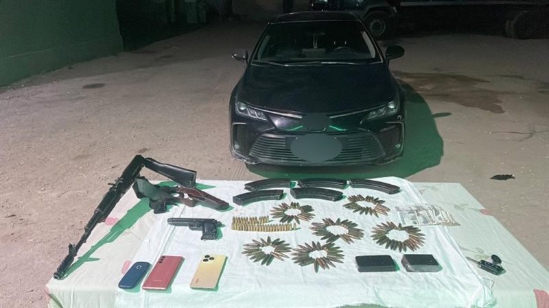 مضبوطات المتهم 