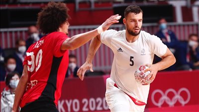 أولمبياد باريس، منتخب كرة اليد يتقدم على فرنسا في الشوط الأول