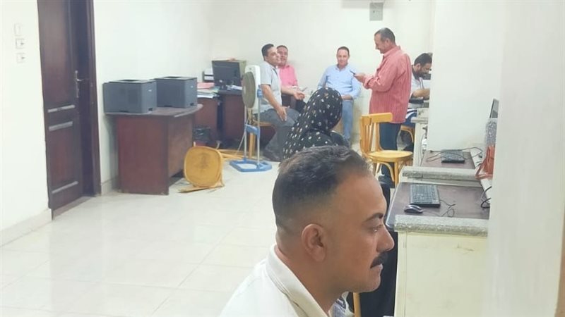 العوضى يطمئن على