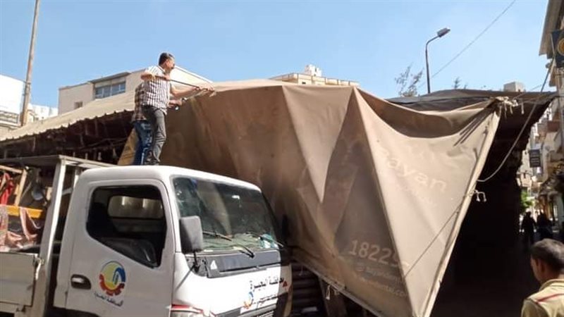 رفع إشغالات بالبحيرة،فيتو
