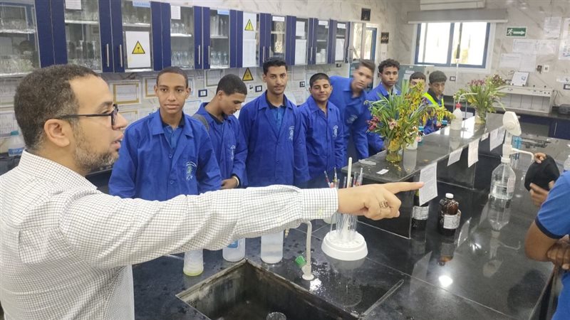 تدريب طلاب شركة مياه
