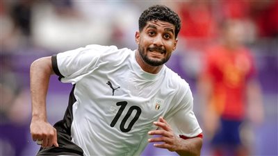 رقم قياسي ينتظر إبراهيم عادل مع المنتخب الأولمبي أمام فرنسا الليلة