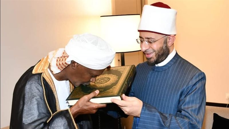 وزير الأوقاف مع نظيره