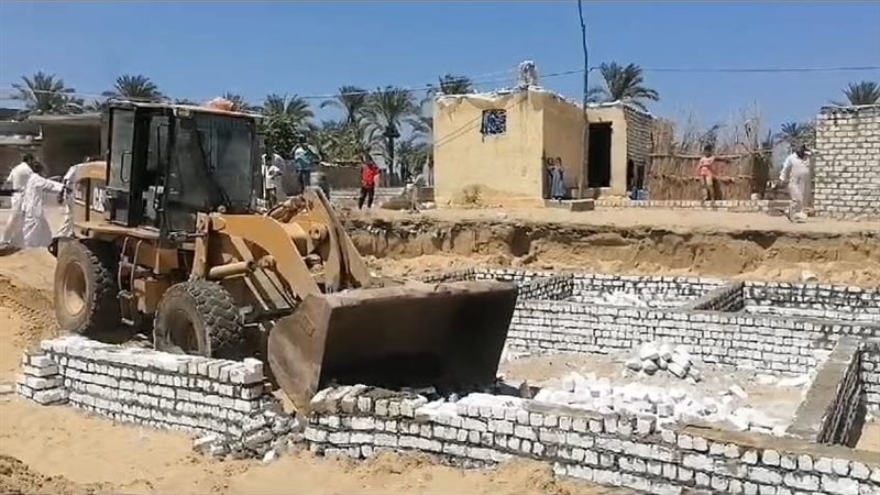 ازالة التعديات بالبحيرة