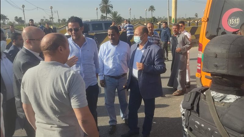 محافظ بني سويف يوقف