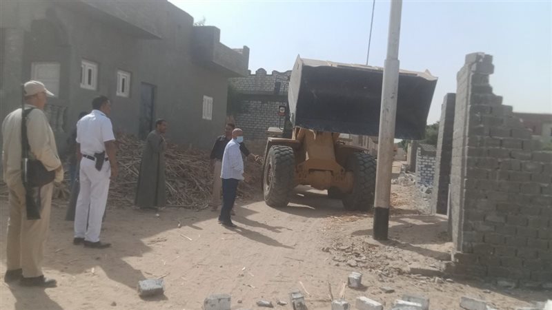 حملة إزالة بأسيوط