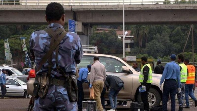 عناصر من الشرطة الإثيوبية