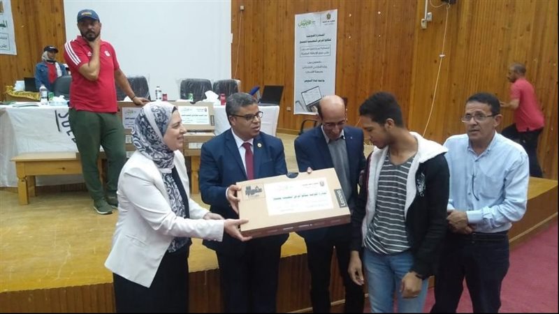 جانب من إجراءات التوزيع