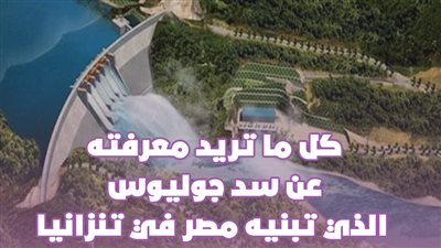 كل ما تريد معرفته عن سد جوليوس الذي تبنيه مصر في تنزانيا | فيديو جراف 