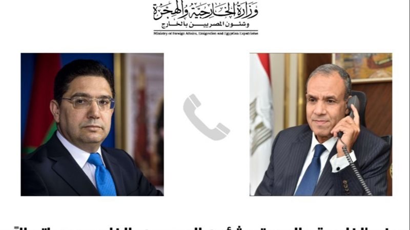 وزير الخارجية ونظيرة