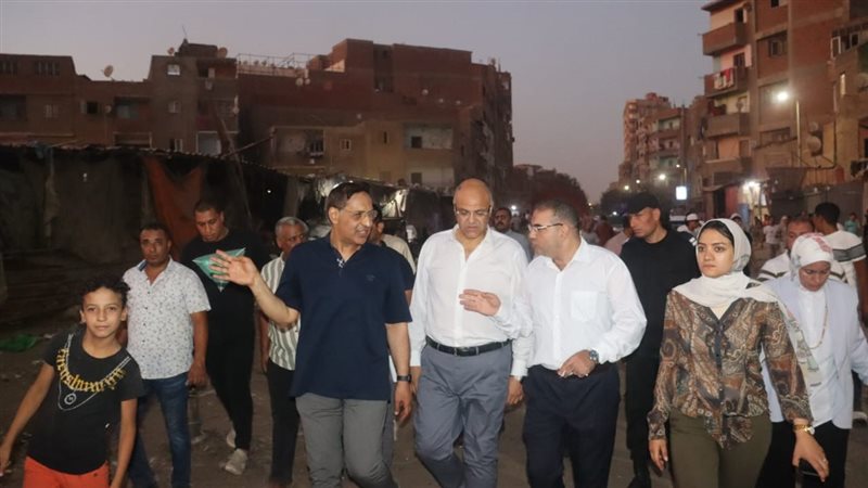 محافظ القليوبية خلال