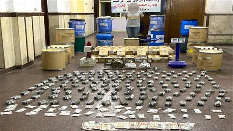 ضبط مصنع لإعادة تدوير