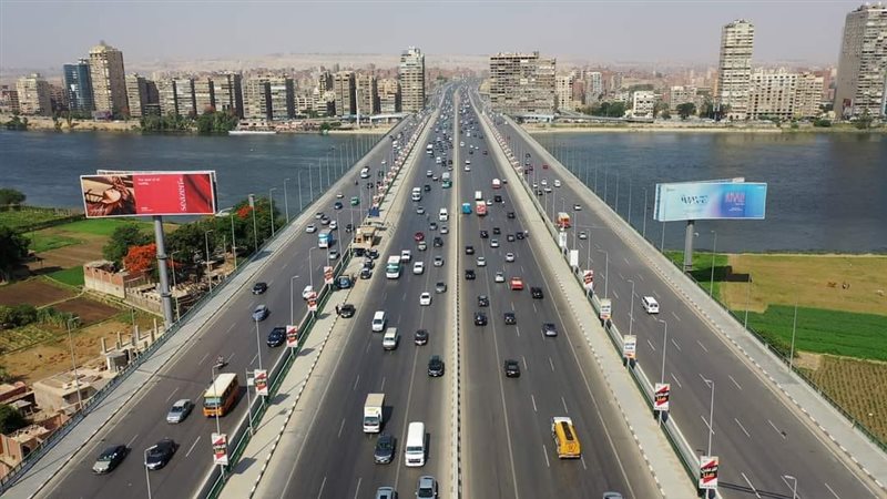 كوبري المنيب بعد