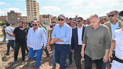 وزير الري يتفقد تجربة تثبيت الجسر المشترك بين قناة طنطا ومصرف تلا بالغربية