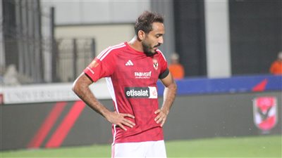 شاهد رد فعل كهربا عقب إطلاق صافرة نهاية مباراة الأهلي وزد