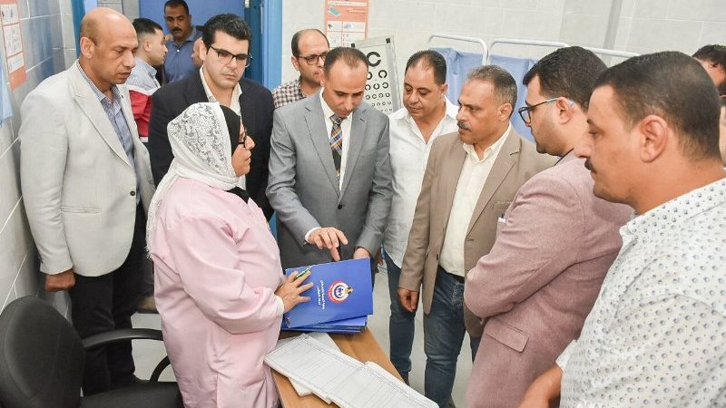 الاشمونى يتفقد مركز