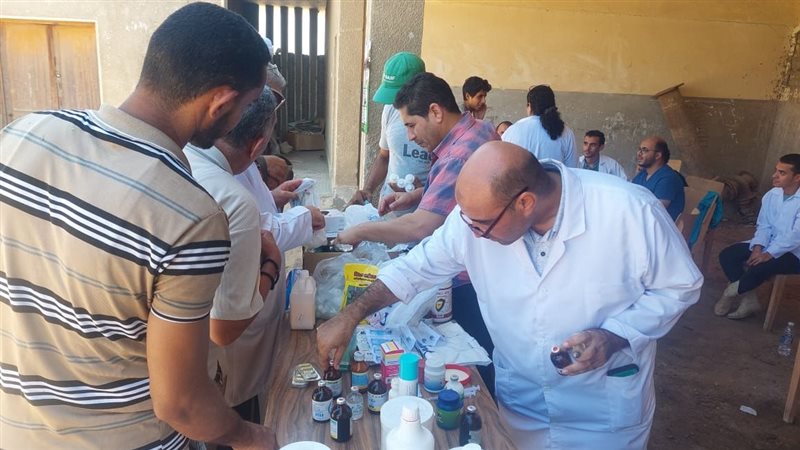 جانب من فعاليات القافلة،