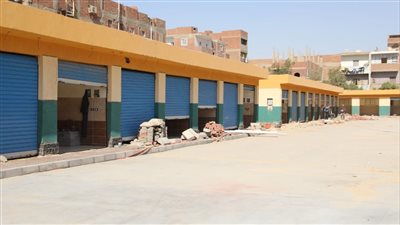 بإجمالي 91 محلا، محافظ الجيزة يتفقد المراحل النهائية لإنشاء سوق الصف الحضاري