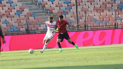 طلائع الجيش يتقدم على الزمالك بثنائية في الشوط الأول (صور)