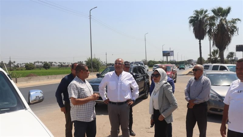 محافظ القليوبية خلال