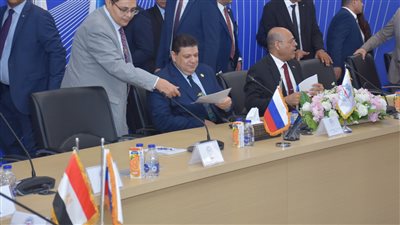 رئيس المحطات النووية يستقبل وزير العمل بمحطة الضبعة