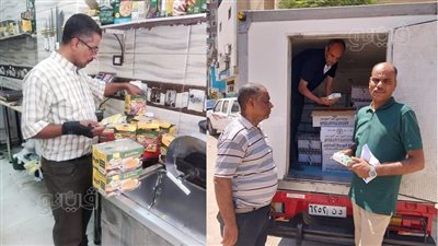 ضبط 543 كيلو معسل مغشوش وأغذية منتهية الصلاحية ببني سويف (صور)