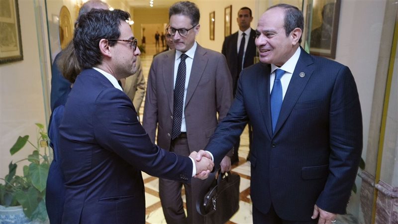 الرئيس السيسي ووزير