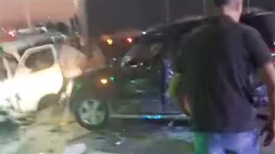 التحقيق في مصرع شخص وإصابة 3 آخرين بحادث تصادم سيارتين ملاكي بطريق 
