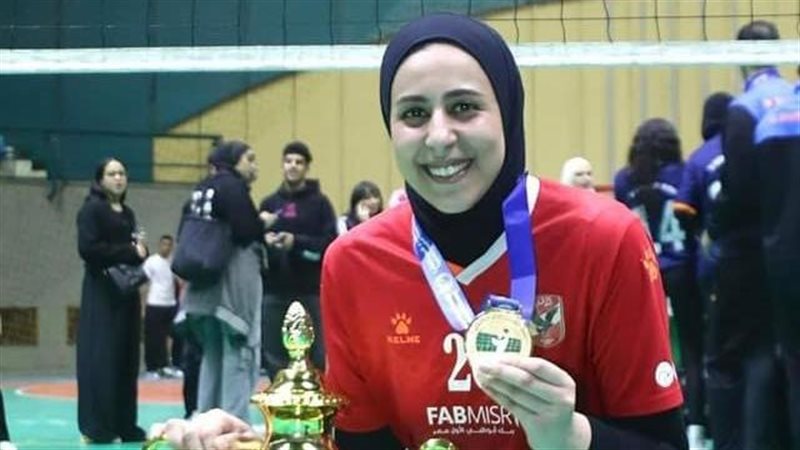 دعاء محمد لاعبة النادي
