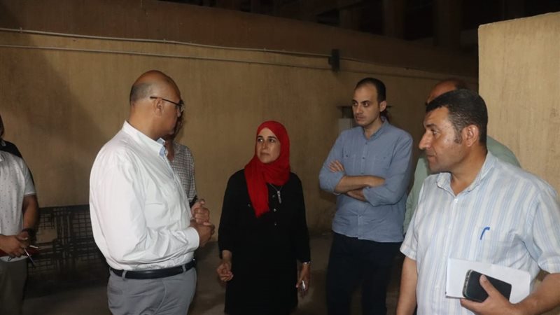 محافظ القليوبية خلال