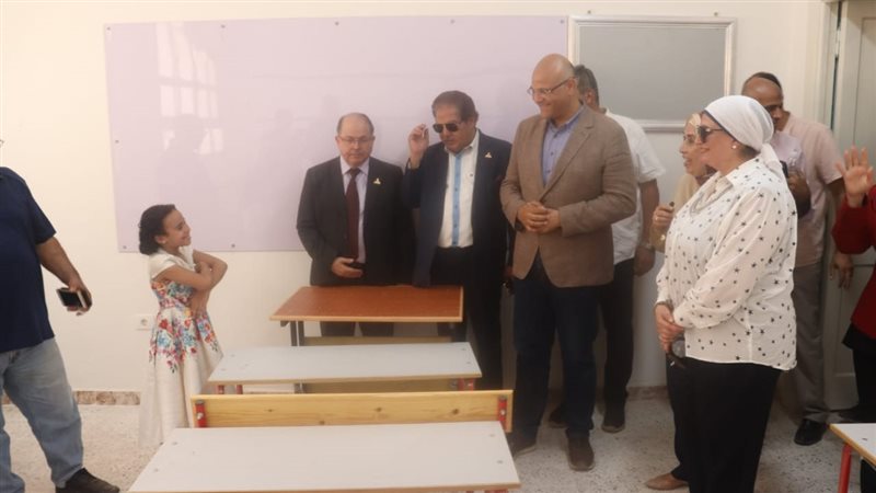 محافظ القليوبية خلال